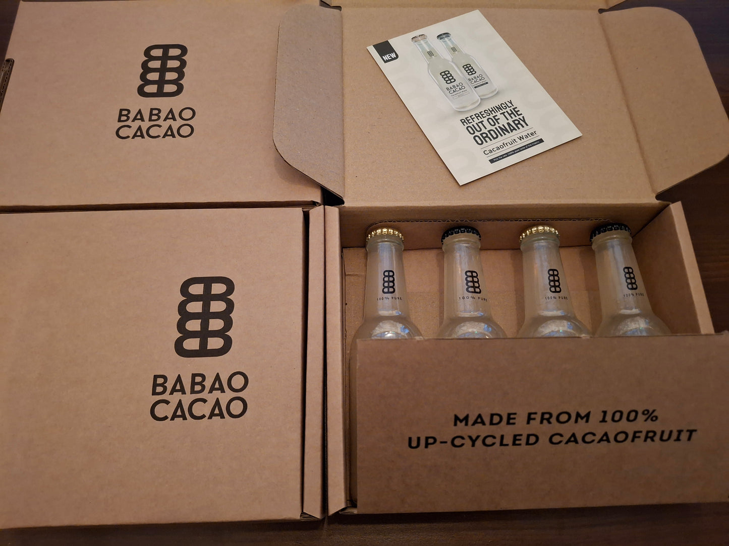 4 x 200ml Bottle Sparkling BABAO CACAO